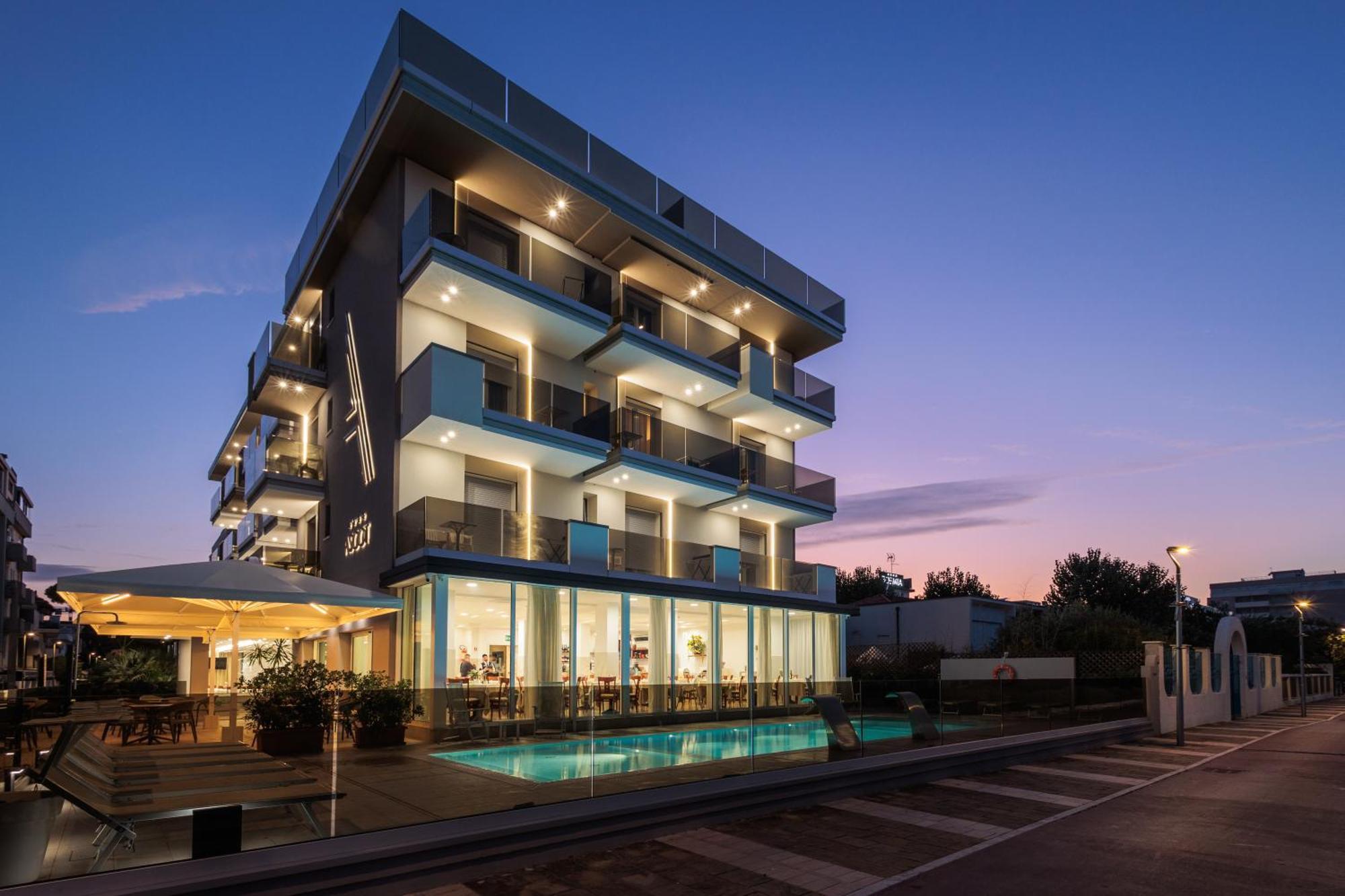 Hotel Ascot Риччоне Екстер'єр фото